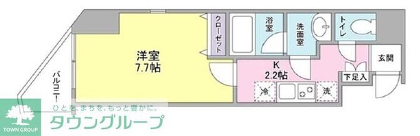 グラティア日本橋の物件間取画像